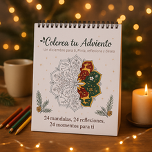 Cargar imagen en el visor de la galería, Calendario de Adviento: un diciembre para ti Pinta, reflexiona y desea