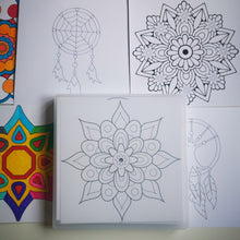 Cargar imagen en el visor de la galería, Caja de 25 dibujos para colorear - Mensajes de Colores