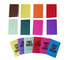 Cargar imagen en el visor de la galería, Cuadernos - Notebooks - Diarios con mensajes 6 unidades variades - Mensajes de Colores