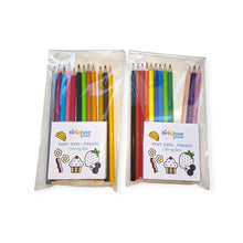 Cargar imagen en el visor de la galería, Pack 2 mini-libros con 2 paquetes de lápices de 12 colores