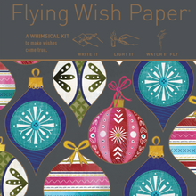 Cargar imagen en el visor de la galería, Flying wish Paper - Papel de deseo volador - Bolas de Navidad-