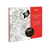 Cargar imagen en el visor de la galería, Lámina Barcos Piratas, Calaveras, Islas y Tesoros para Colorear - Mensajes de Colores