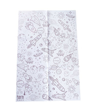 Cargar imagen en el visor de la galería, Lámina para colorear ( 50*76 cm) - Hacia el Espacio - Mensajes de Colores