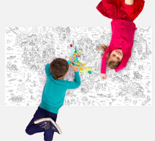 Cargar imagen en el visor de la galería, Lámina XXL ( 180 *96 cm) para colorear - Atlas - Poster gigante - Mensajes de Colores