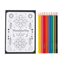 Cargar imagen en el visor de la galería, mandalas para colorear con lapices de colores