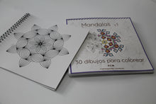 Cargar imagen en el visor de la galería, Mandalas v.1. Libro de mandalas para colorear.