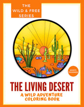 Cargar imagen en el visor de la galería, Libro para colorear animales y plantas del Desierto (The living Desert)