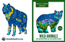 Cargar imagen en el visor de la galería, Libro para colorear dibujos de Animales Salvajes (Wild Animals)