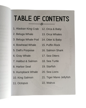 Cargar imagen en el visor de la galería, Libro de Animales Marinos para Colorear (Marine Animals)