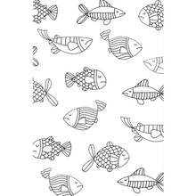 Cargar imagen en el visor de la galería, POSTAL PARA COLOREAR DE PECES