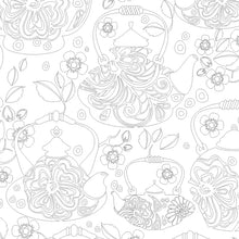 Cargar imagen en el visor de la galería, Libro para colorear para calmar el alma: "to Soothe the soul"- Meditaciones sobre el té.