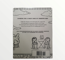 Cargar imagen en el visor de la galería, trasera del libro para colorear de Shanti Grossman viajar por el mundo