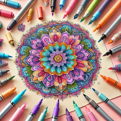 Guía Completa de Rotuladores para Colorear Mandalas 🎨🖌️