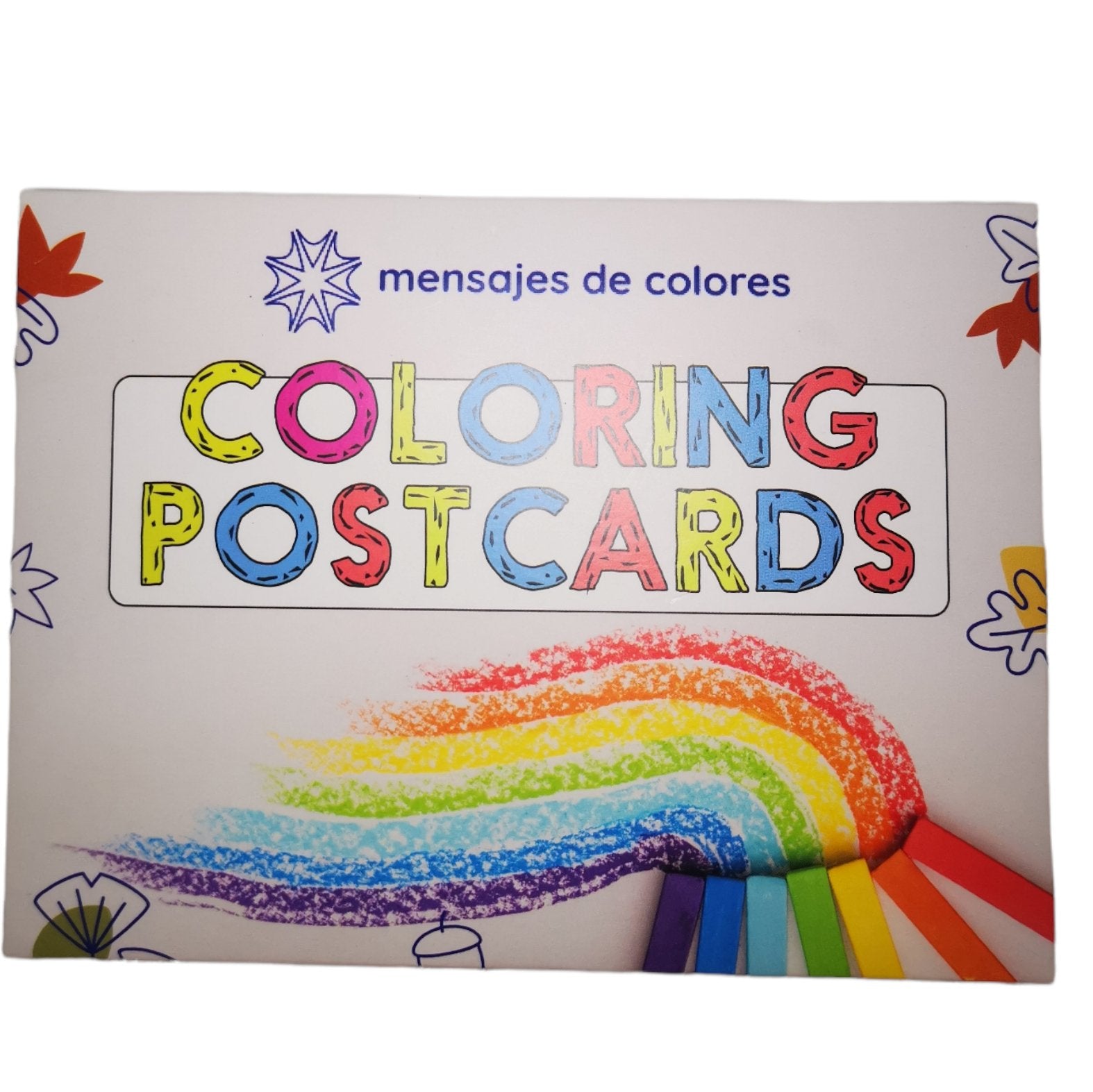 27 Tarjetas: Abecedario para Colorear - Mensajes de Colores