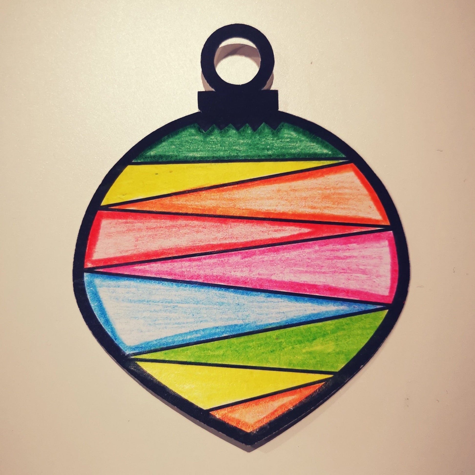 Bolas de Navidad para Colorear (20 unidades) - Mensajes de Colores