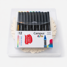 Cargar imagen en el visor de la galería, Set Creativo de Mandalas de Madera + Rotuladores Acrílicos Campus
