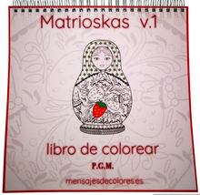 Cargar imagen en el visor de la galería, Matrioskas v.1.  Matrioskas: Libro Matrioskas Para Colorear.
