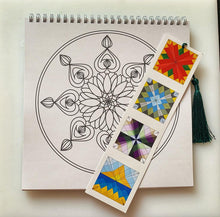 Cargar imagen en el visor de la galería, Pack : Libro de Colorear Mandalas v.1 y 24 lápices de colores acuarelables Noris
