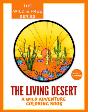 Libro para colorear animales y plantas del Desierto (The living Desert)