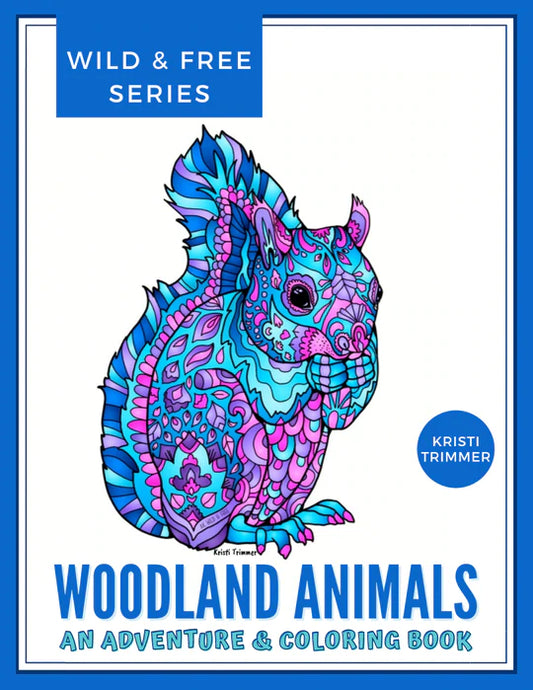 Libro para colorear Animales del Bosque (Woodland Animals)