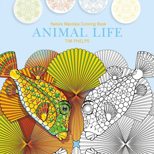 Libro para Colorear  Mandalas "Animal Life" , Vida Animal