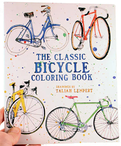 portada libro para colorear bicicletas